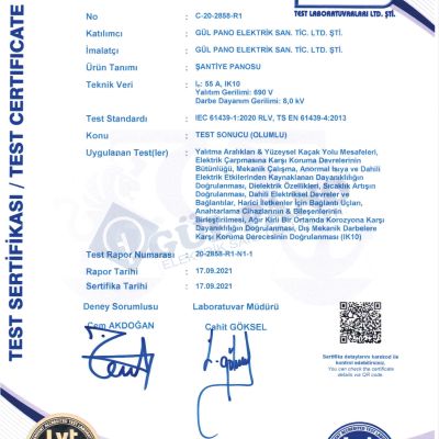 Quality Certificates 14